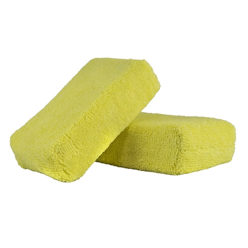 Chemical Guys - Workhorse Premium Grade Microfiber Applicator (Interior), Yellow