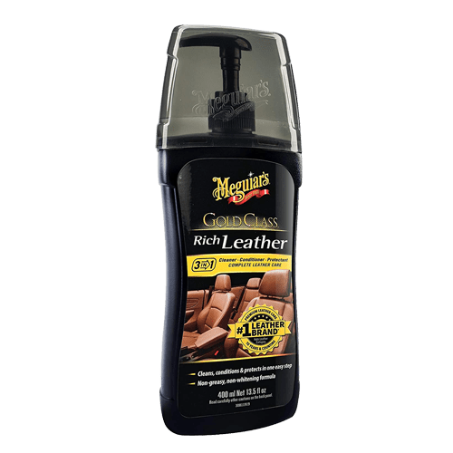 Meguiars Gold Class Rich Leather 3in1 Cleaner Conditioner Protectant 400ml