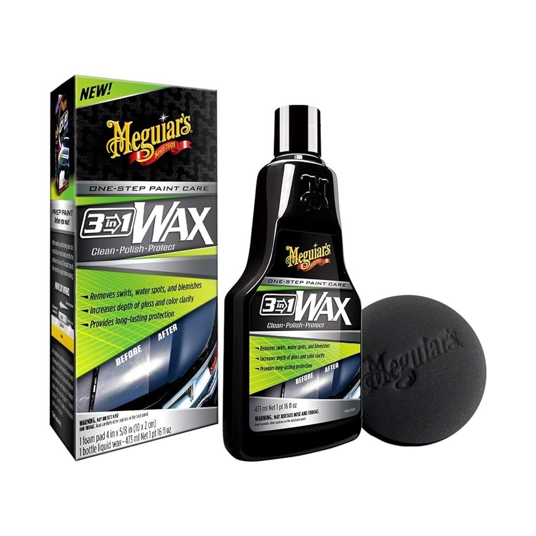 Meguiars 3-In-1 Wax Clean Polish Protect 473ML