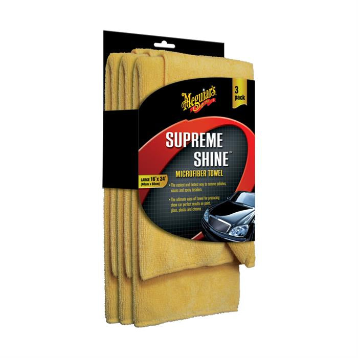 Meguiars Supreme Shine Microfiber Towels (3 Pack)