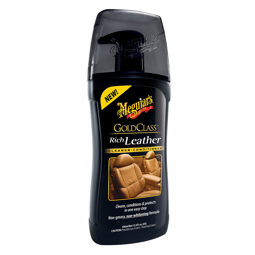 Meguiars Gold Class Rich Leather 3in1 Cleaner Conditioner Protectant 400ML