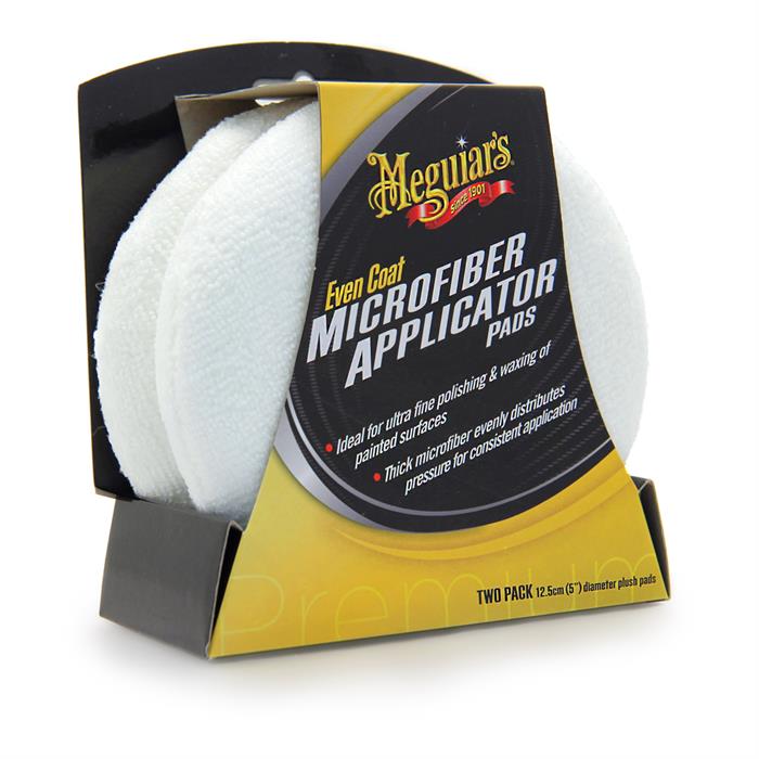 Meguiars Even Coat 5" Microfiber Applicator Pads (2 Pack)