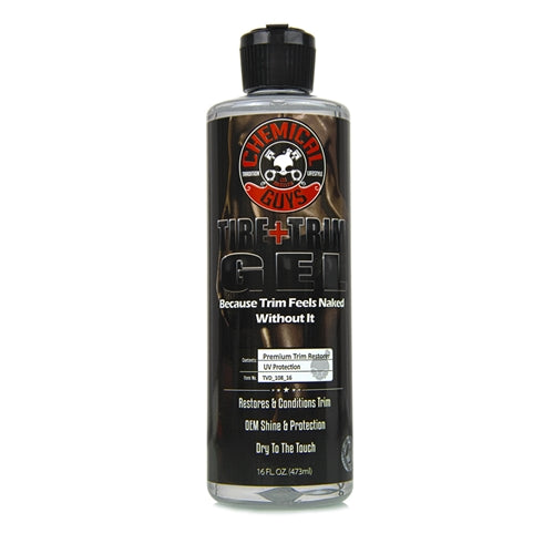 Chemical Guys Gel Black Forever Trim & Tyre, Shine & Protect for Plastic And Rubber (16oz)